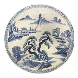 Vintage China Ming Dynasti Wanli Made in Japan Imari Large Platter Plate